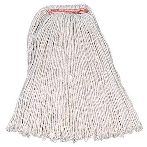 Rubbermaid® commercial economy cut-end cotton wet mop head, 16oz, 1&#034; band, white for sale