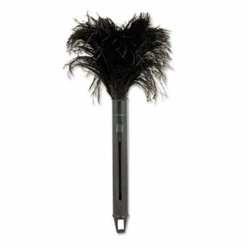 Unisan retractable feather duster, blk plastic handle extends 9-14&#034; (uns914fd) for sale