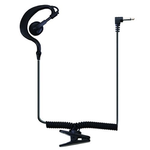 24 inch Over the Ear Earbud Audio Kit for Two-Way Radios 3.5mm Male Right Angle