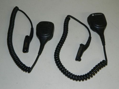 (2x units) motorola pmmn4021a speaker mic,      ht750 mtx8250 pr860 ex600 ht1250 for sale