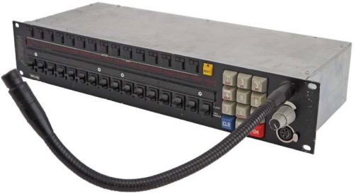 Mccurdy/telex ikp-950 communication matrix intercom system control panel 2u for sale