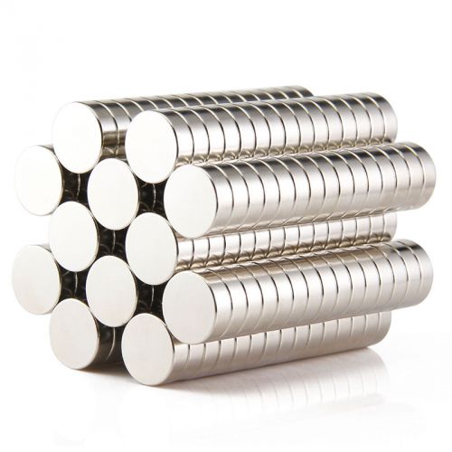 Disc 4pcs 15mm thickness 5mm N50 Rare Earth Strong Neodymium Magnet