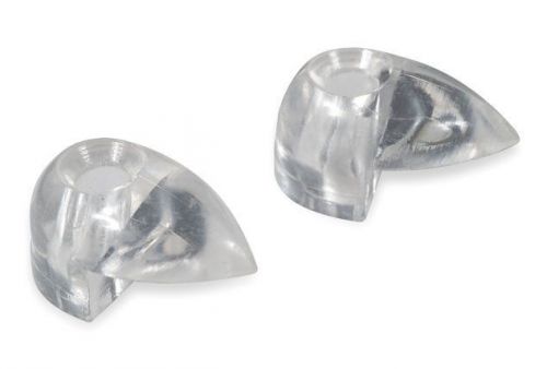 NEW Battalion 1HJL2 Mirror Clip, Plastic, L 5/8 In, Pack of 25 + Screws Clear
