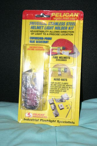 Pelican hands free universal stainless steel  helmet light holder  bracket  kit