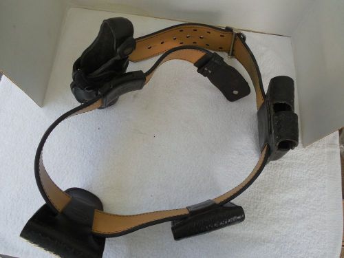 Police duty belt gun holster gould &amp; goodrich #44,b92-p89,b555w,b71w,j8 for sale