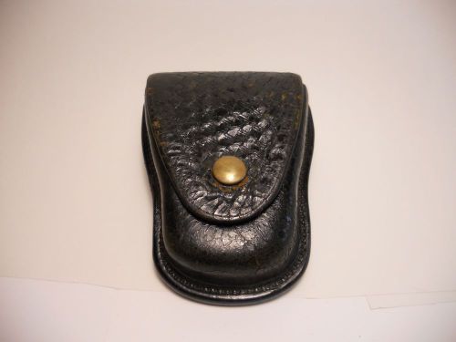 Vintage george f. cake leather police handcuff holder for sale