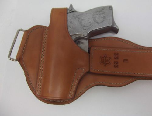 TEX SHOEMAKER LEATHER 33 ANKLE STYLE HOLSTER SMITH WESSON 469 OR 669 LEFT HAND