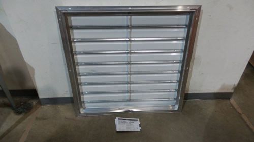 Dayton 2500 fpm 7.436 sq ft. fits 36 in fan wall shutter for sale