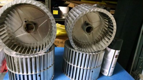 Lot of (4) blower wheel squirrel cage 8&#034; x 5.75 &#034;w x1.25&#034;&#039; bore  cg10819 for sale