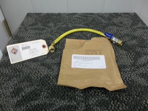 Yellow jacket plus ii charging line hose 1/4&#034; ac refrigerant valve 12&#034; 21012 new for sale