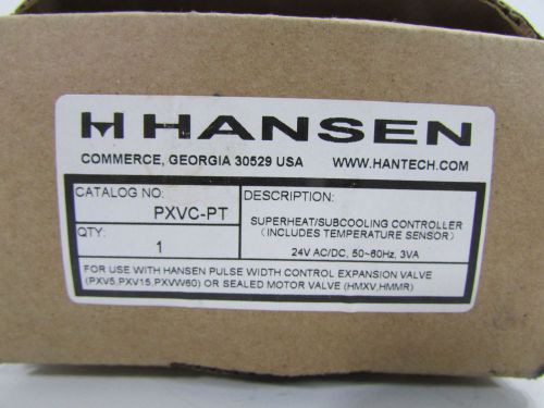 New - hansen pxvc-pt superheat/subcooling controller with temperature sensor for sale
