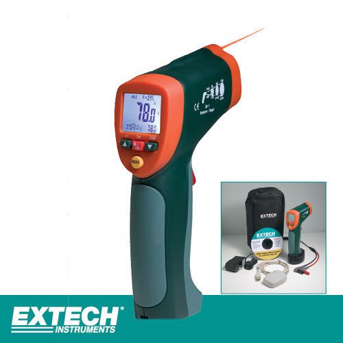Extech 42560 ir thermometer w/ wireless pc interface, us authorized distributor for sale