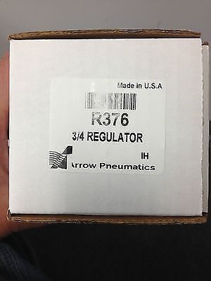 Brand New!!! Arrow Pneumatics R376, 3/4 Regulator