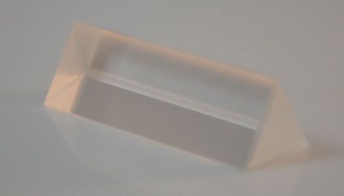 Equilateral  glass prism 75 length x 25mm face size for sale