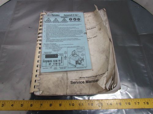 ITW Dynatec Dynamelt S Series Adhesive Supply Unit Operations + Service Manual