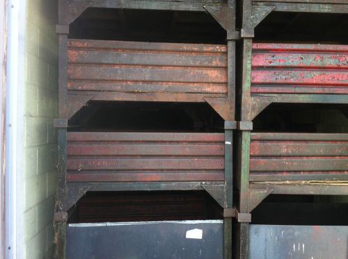 Parts bin, stackable bulk storage crate, Removable sides