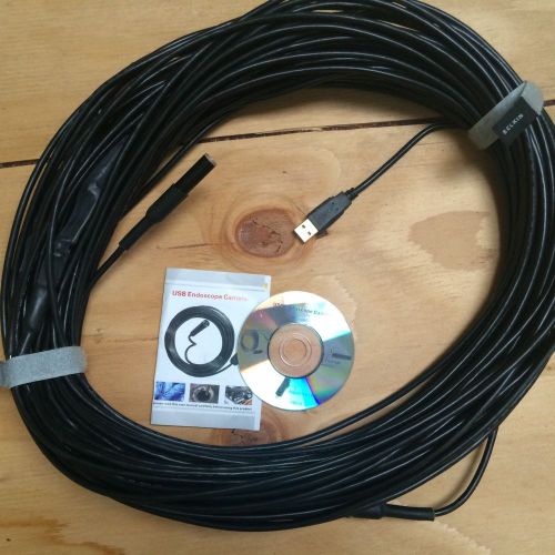 Pipe Camera Endoscope 144 feet (44 meters) USB color LED lights