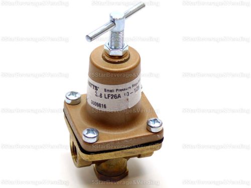 New watts lf26a, 3/8&#034;, 10-125 psi, brass water pressure regulator, dp#0103200 for sale