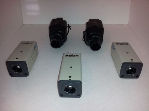 Lot of (5) PELCO Security Cameras MC5700-2, CC3701H-2  CAMERA Surveillance Video