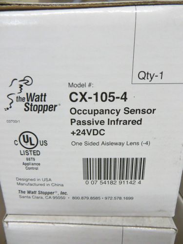 Brand New in box Watt-Stopper CX-105-4 Motion Sensor ONE SIDED