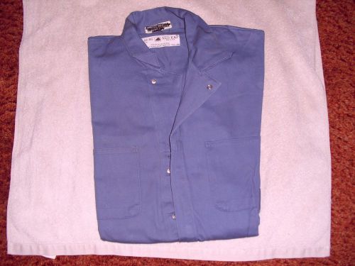 RED KAP COVERALL/OVERALL NWOT 50 REG 100% cotton button blue 1XL MADE IN USA