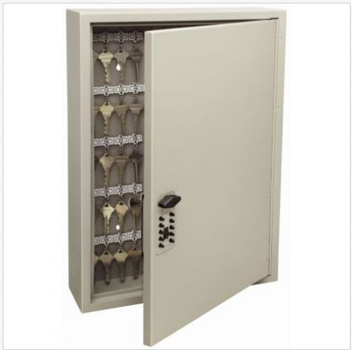 30 key lock box cabinet keys garage safe wall mount storage security workshop for sale