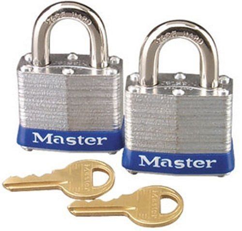 Master lock high security keyed padlock - keyed alike - steel body, steel (3t) for sale
