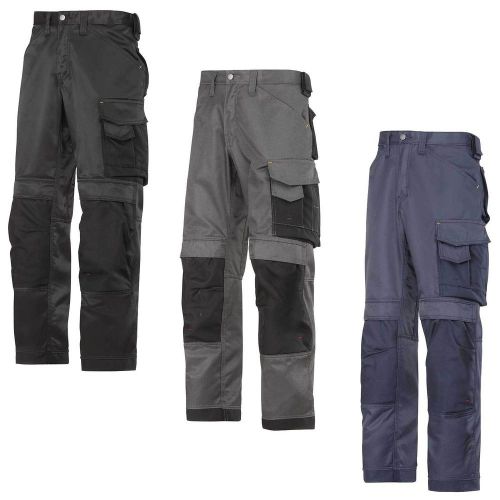Snickers Duratwill Work Trousers with Kneepad Pockets . OFFICIAL UK DEALER-3312