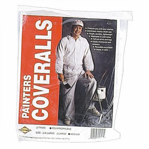 Trimaco llc 09901 painter&#039;s poly coveralls-medium poly coveralls for sale