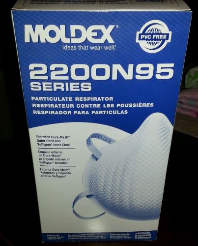 Moldex - 2200N95 - Disposable Respirators &amp; Masks Type  Particulate Respirator