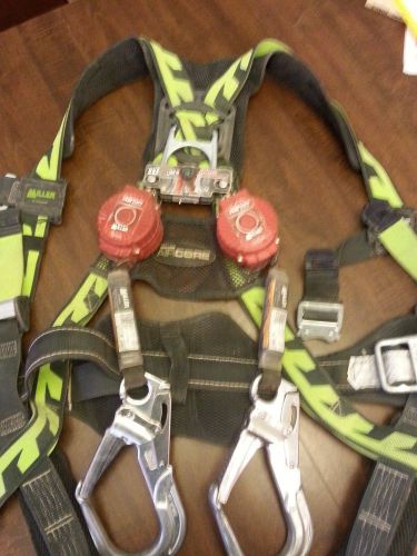miller aircore harness with twin turbo fall limiters positioning hooks included