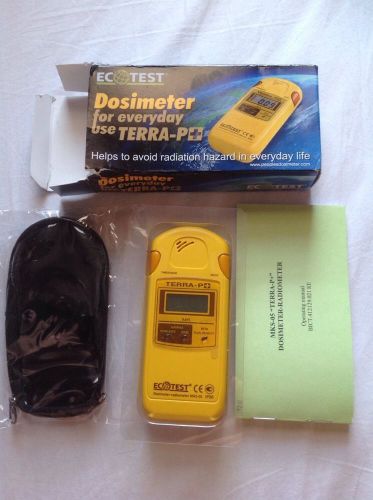 Radiation Dosimeter Detector Terra-P+ geiger counter radiometr  English version