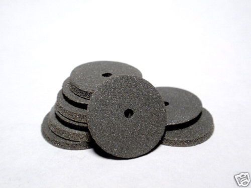 25 Small Gray Rubber Polishing Wheel  Dremel Rotary Tool Jewelry Dental 240 grit