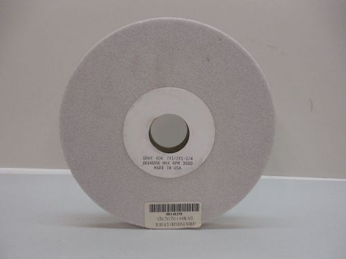 Gray surface grinding wheel 7&#034; x 1/2&#034; x 1-1/4&#034; 60k 88148358 max rpm 3600 for sale