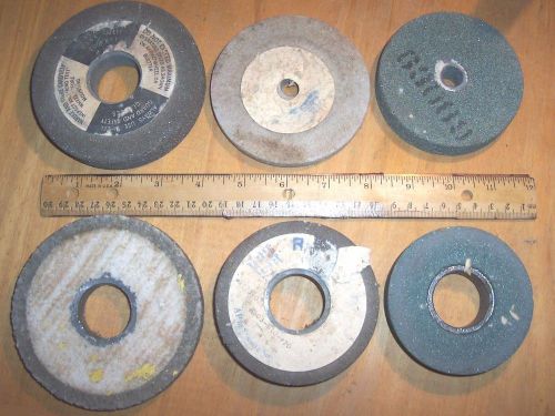 BULK LOT- 6 Radiac  Stone Grinding Wheels -3.5 - 4.5&#034; Various Sizes &amp; Composites