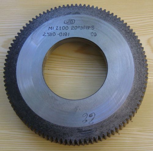 Module gear shaper cutter m 1 z 100 hss. nos for sale