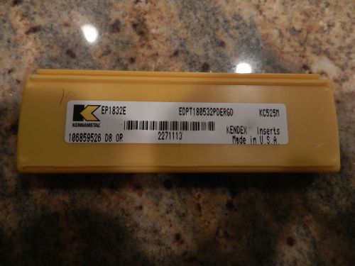 BOX OF 5 KENNAMETAL CARBIDE INSERTS #2271113
