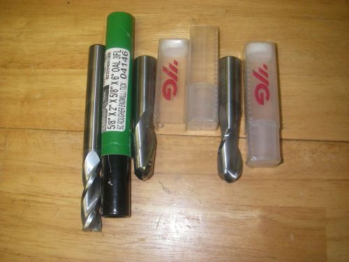 3/4&#034; &amp; 5/8&#034; Solid Carbide End Mills Ball Roughing / Finshing Machinist