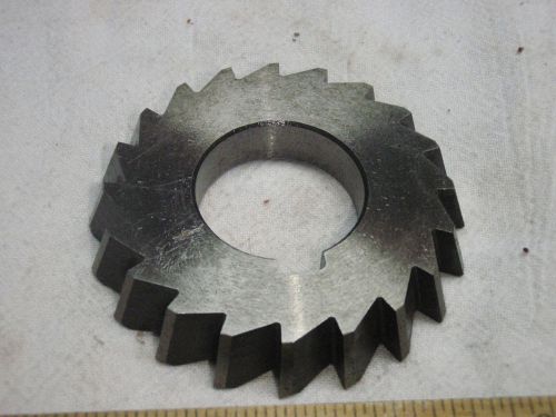 UNION TOOL 3&#034; x 1/2&#034; x 1 1/4&#034;  70 DEGREE BEVELED TOOTH Side Milling Cutter HSS
