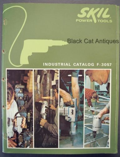 Original 1968 skil power tools industrial catalog no. f-3057 &amp; supplement can for sale