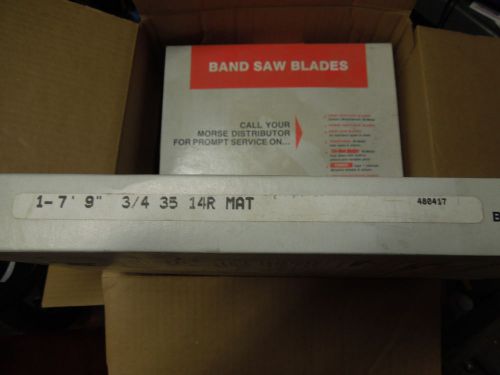 MORSE Band Saw Blades (93&#034;) 7&#039; 9&#034;  3/4&#034; 14R Band Saw blades lot of 5 blades NEW