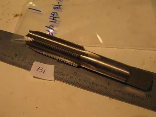 1 pc 5/8&#034;-18 NF LEFT HAND HS GH1 4 Flute Taper Tap New Long Lead Modified (131A)