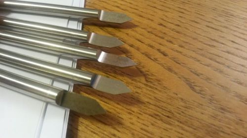 (5 pcs) 6mm x 160mm hi-speed steel engraving cutter for sale