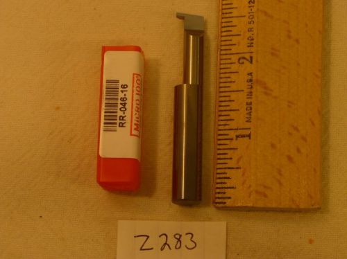 1 NEW MICRO 100 CARBIDE RETAINING RING GROOVING TOOL RR-046-16 (Z283)