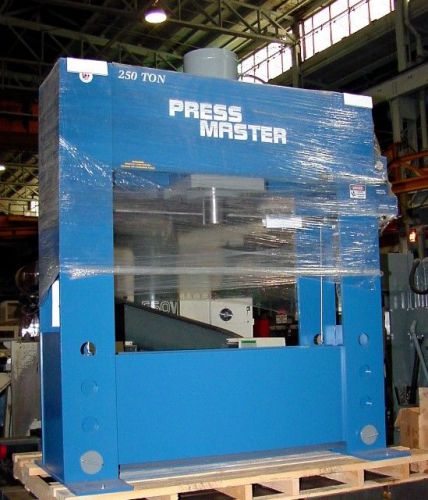 250 Ton 16&#034; Strk Pressmaster HFP-250 H-FRAME HYDRAULIC PRESS, Electric Over Hydr