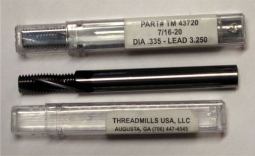 7/16-20 threadmill solid carbide (qty 2)