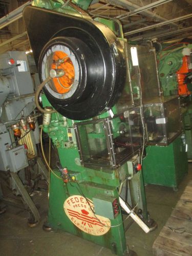Federal 22 ton high speed obi single crank power press, model 22t for sale