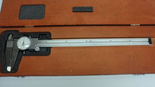 Starrett  12&#034; dial calipers reads .001 no. 120  a for sale