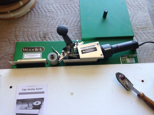 Lot Woodtek Edge Bander Model 834–842 With Acessories  And 16 Rolls Of Edge