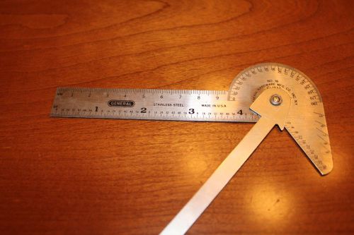 Vintage General Hardware Mfg Co. No. 16 Protractor Drill Gage Machinist Lathe